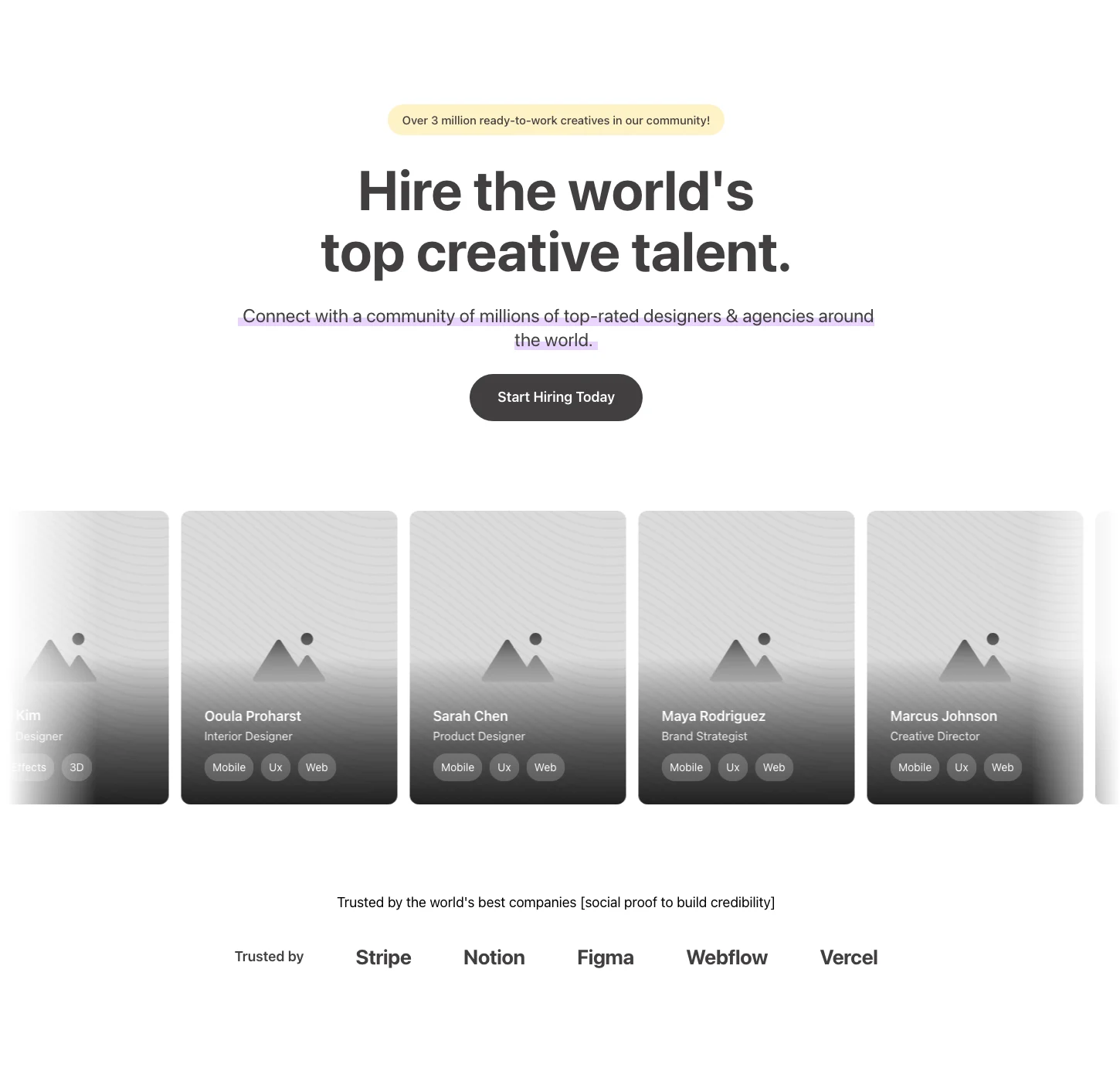Hero Dribbble Configurable