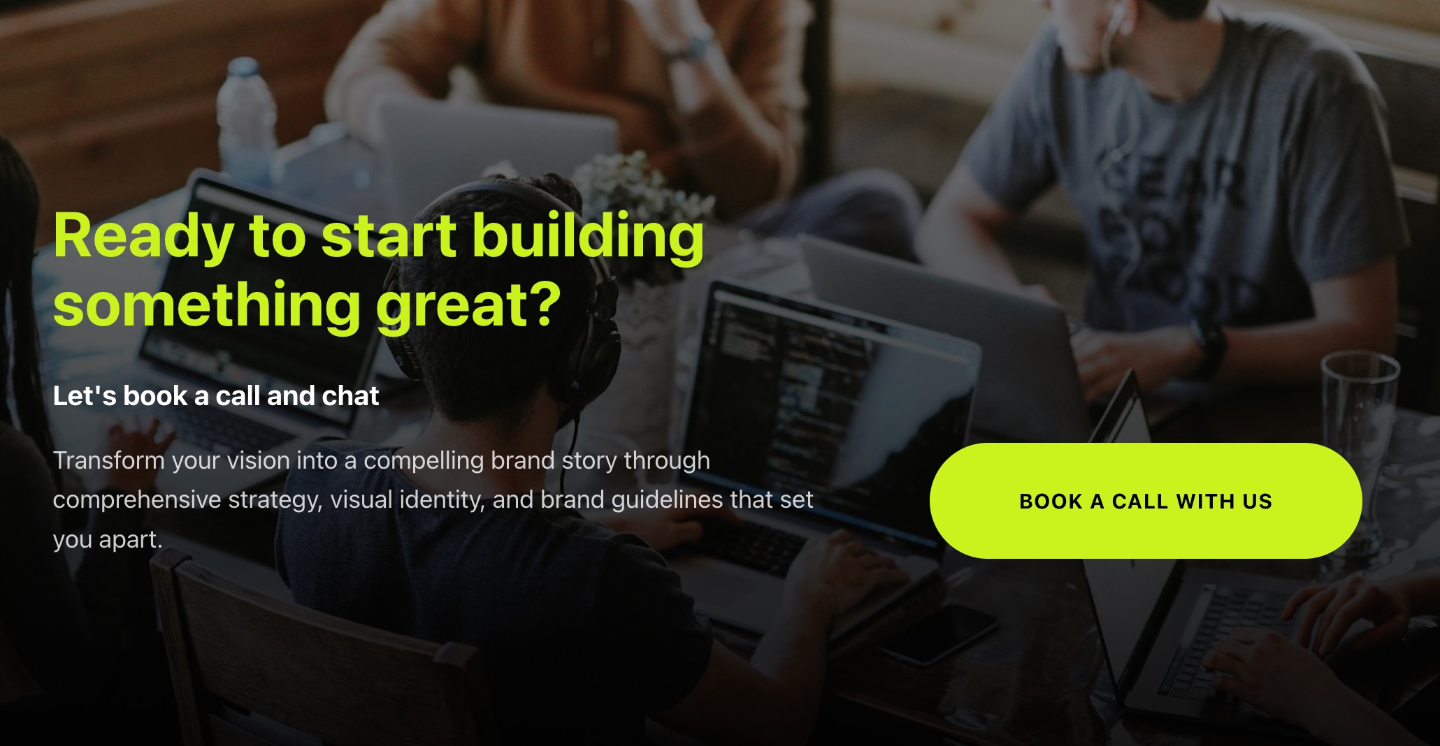 Ollie Agency CTA Dark