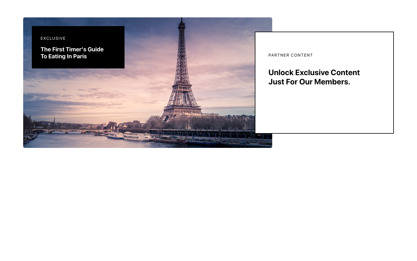 Infatuation Feature Section