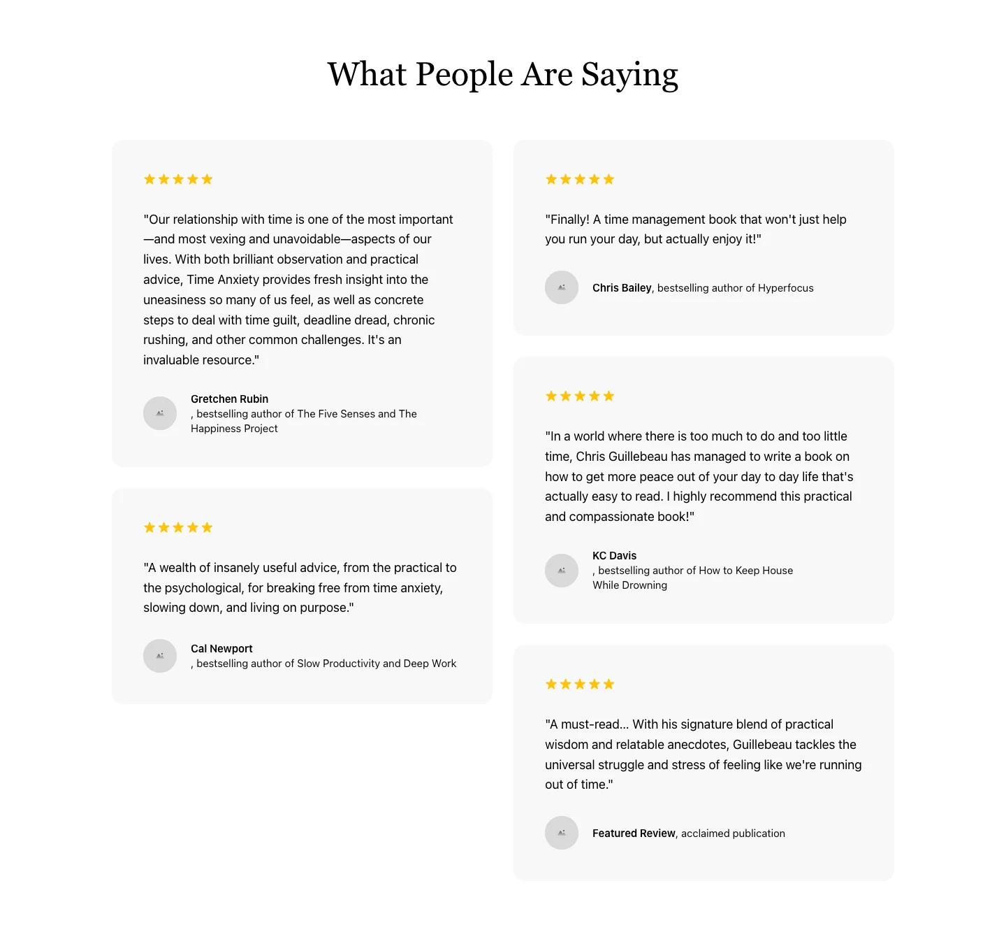 Testimonials TA